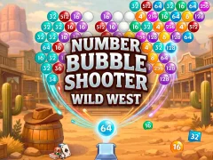 Gioco Number Bubble Shooter Wild West in linea