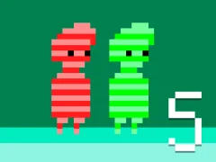 Gioco Red And Green 5 in linea