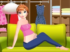 Gioco Pregnant Anne Dressing Room in linea