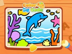 Gioco Color By Code: Dolphin in linea
