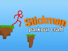 Gioco Stickman parkour craft in linea
