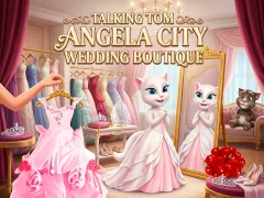 Gioco Talking Tom Angela City Wedding Boutique in linea