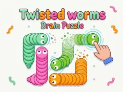 Gioco Twisted worms Brain Puzzle in linea