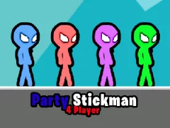 Gioco Party Stickman 4 Player in linea