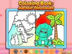 Gioco Coloring Book: Jurassic Dinosaurs in linea