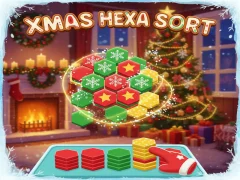 Gioco Xmas Hexa Sort in linea