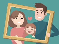 Gioco Happy Family Puzzle in linea