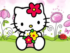 Gioco Hello Kitty Jigsaw in linea