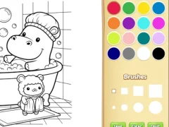 Gioco Cozy Friends Coloring Book for Kids in linea