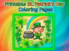 Gioco Printable St Patricks Day Coloring Pages in linea