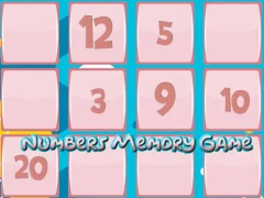 Gioco Memory Game With Numbers in linea