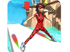 Gioco Ladybug Skating Sky Up in linea