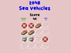 Gioco 2048 Sea Vehicles in linea