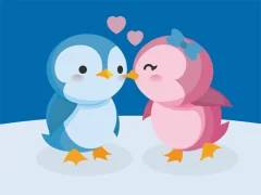 Gioco Cute Penguin Puzzle in linea
