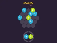 Gioco Make 5 Hexa in linea