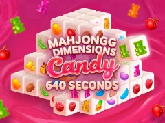 Gioco Mahjongg Dimensions Candy 640 seconds in linea