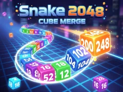 Gioco Snake 2048: Cube Merge in linea