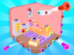 Gioco Screw Sort 3D: Screw Puzzle in linea