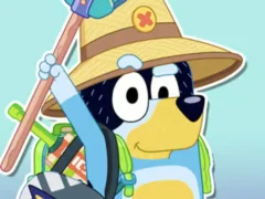 Gioco Jigsaw Puzzle: Bluey Happy Father's Day in linea
