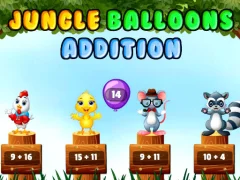 Gioco Jungle Balloons Addition in linea
