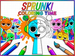 Gioco Sprunki Coloring Time in linea
