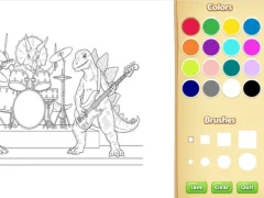 Gioco Dinosaur Coloring Book For Kids in linea