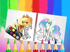 Gioco Sweet Pony Coloring Book in linea