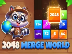 Gioco 2048 Merge World in linea