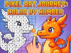 Gioco Draw picture by numbers Pixel Art in linea
