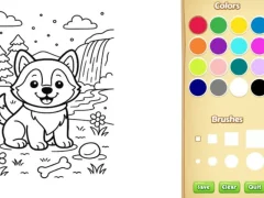 Gioco Dog Coloring Book in linea