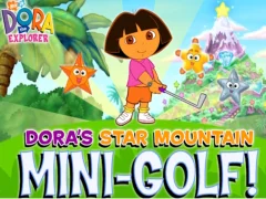 Gioco Dora The explorer Dora's Star Mountain Mini-Golf in linea
