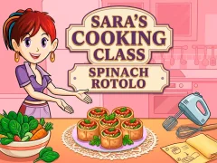 Gioco Sara’s Cooking Class Spinach Rotolo in linea