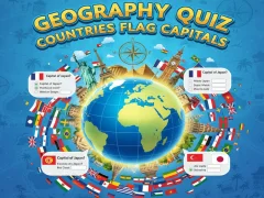 Gioco Geography Quiz Countries Flag Capitals in linea
