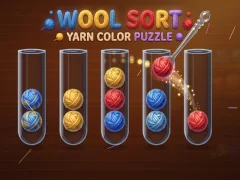 Gioco Wool Sort Yarn Color Puzzle in linea