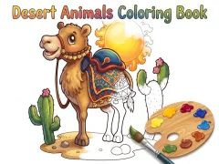 Gioco Desert Animals Coloring Book in linea