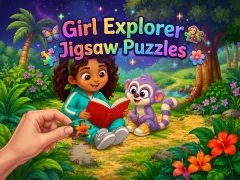 Gioco Girl Explorer Jigsaw Puzzles in linea