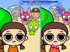 Gioco Sprunki and Squid Game Difference in linea