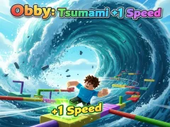 Gioco Obby: Tsunami +1 speed in linea