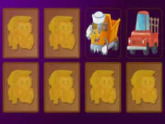 Gioco Cartoon Trucks Memory in linea