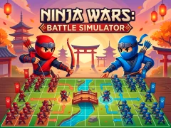 Gioco Ninja Wars: Battle Simulator in linea