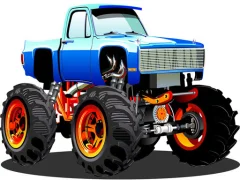 Gioco Monster Truck Puzzle in linea