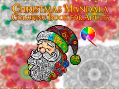 Gioco Christmas Mandala Coloring Book for Adults in linea