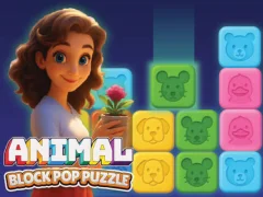 Gioco Animal Block Pop Puzzle in linea