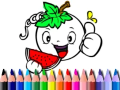 Gioco Back To School: Vegy Coloring Book in linea