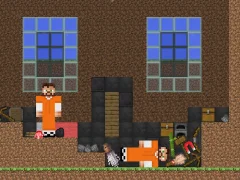 Gioco Escape from the prison in Mineblock! Destruction! in linea