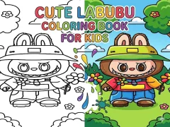 Gioco Cute Labubu Coloring Book for Kids in linea