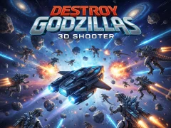 Gioco Destroy Godzillas: 3D Shooter in linea