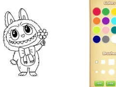 Gioco Labubu Doll Coloring Book for Kids in linea