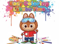 Gioco Easy Coloring Labubu Time in linea
