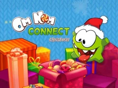 Gioco Om Nom Connect Christmas in linea